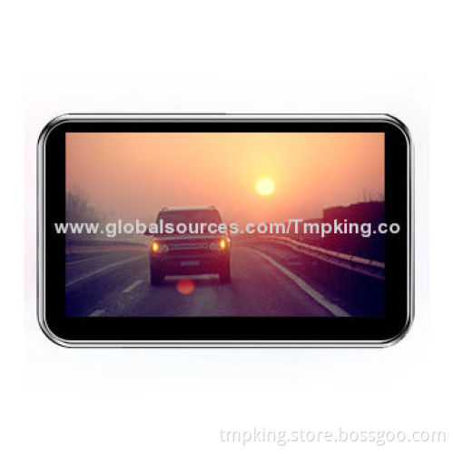 Free Map 5-inch DVR Car GPS Navigation, TFT Touch Screen, Built-in 4GB Supports FM, MP3/Video PlayerNew